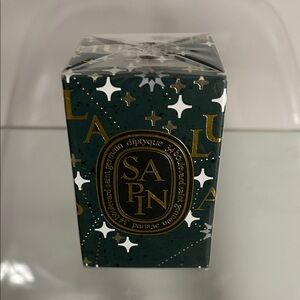 Diptyque Sapin Candle in Green and Gold